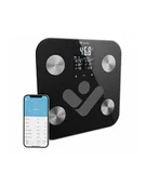 Wagi łazienkowe - TrueLife FitShape S6 BT Czarny - miniaturka - grafika 1