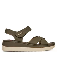 Sandały damskie - Sandały Go Soft LA319111-L5 Khaki - miniaturka - grafika 1