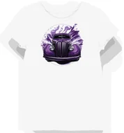 Koszulki i topy damskie - Koszulka damska biała z nadrukiem klasycznych pojazdów XXL - miniaturka - grafika 1