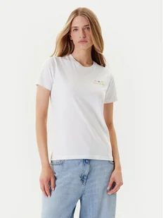 Converse T-Shirt Sea 10027759-A01 Biały Regular Fit - Koszulki i topy damskie - miniaturka - grafika 1