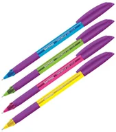 Długopisy - DŁUGOPIS TRIANGLE 110 COLOR, NIEBIESKI, 0,7 MM, GUMOWY UCHWYT, MIX KOLORÓW, BERLINGO - miniaturka - grafika 1