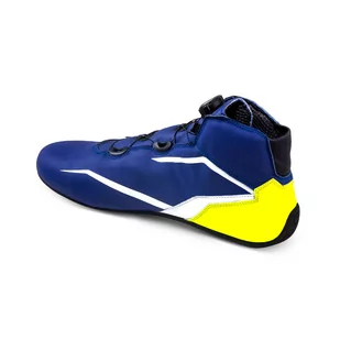 Buty kartingowe Sparco K-FORMULA MY22 niebiesko-żółte - Odzież do sportów motorowych - miniaturka - grafika 3