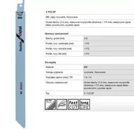 Brzeszczoty - Bosch Brzeszczot do piły szablastej FLEXIBLE FOR METAL S1122BF - miniaturka - grafika 1