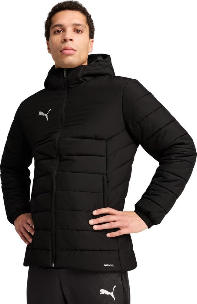 Kurtka męska Puma Kurtka męska Team Additions Hooded Padded czarna 659795 03 2XL