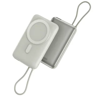 Energea PowerBank Bazic Fusion Mag 10000mAh MagSafe kabel USB-C Szary - Powerbanki - miniaturka - grafika 1