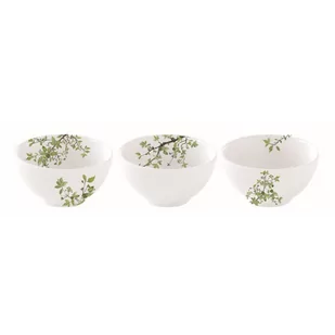 Nuova Cer R2S Zestaw 3 miseczek z porcelany R2S 1084 NTRA - Inne naczynia kuchenne - miniaturka - grafika 1