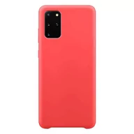 Etui i futerały do telefonów - Samsung Hurtel Silicone Case elastyczne silikonowe etui pokrowiec Galaxy S20+ (S20 Plus) czerwony - Czerwony - miniaturka - grafika 1