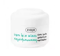 Kremy do twarzy - Ziaja Krem Bio Aloesowy Krem do twarzy nieperfumowany cera normalna i sucha 50ml - miniaturka - grafika 1