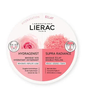 Lierac Supra Radiance &amp; Hydragenist DuoMask Set ZESTAW Maseczka detox - odnowa 3 x 2 x 6 ml - Maseczki do twarzy - miniaturka - grafika 1