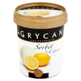 GRYCAN Lody sorbet z cytryną - Lody i desery lodowe - miniaturka - grafika 1