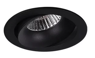 Maxlight oczko stropowe LED Arya 15W 1000lm 3000K 9cm czarne ruchome H0099 H0099 - Oprawy, klosze i abażury - miniaturka - grafika 1