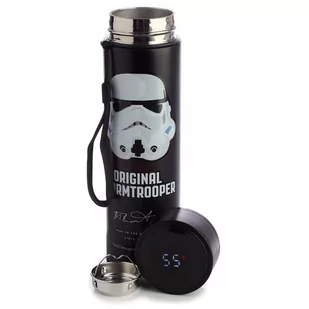 Butelka Termiczna Z Termometrem Stormtrooper 450Ml - Shakery i bidony sportowe - miniaturka - grafika 1