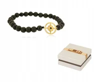 Bransolety męskie - Złoto 585 Bransoletka Złota Męska Kompas z Runami Odyna 14 karatów BZ71 - miniaturka - grafika 1