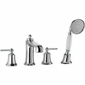 Baterie wannowe i prysznicowe - Omnires Armance 4-otworowa chrom AM5232CR | - miniaturka - grafika 1