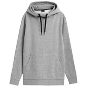 Bluzy męskie - Bluza Męska 4F Chłodny Jasny Szary Melanż Nosh4 Blm352 27M-Xl - miniaturka - grafika 1
