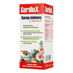 S-Lab SP Z O O Gardlox Syrop ziołowy z miodem 120 ml 8283702 - Przeziębienie i grypa - miniaturka - grafika 1