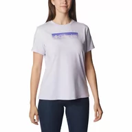Odzież trekkingowa damska - Koszulka Damska Columbia Sun Trek SS Graphic T-Shirt - miniaturka - grafika 1