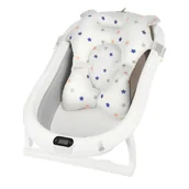 Wanienki dla dzieci - Wanienka składana PREMIUM termometr PODUSZKA - miniaturka - grafika 1