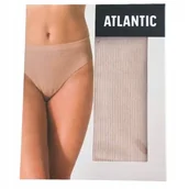 Majtki damskie - Atlantic Briefs Majtki damskie Rozmiar L/XL beżowe - miniaturka - grafika 1