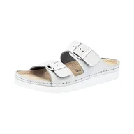 Kapcie damskie - Berkemann Damskie kapcie Verica, białe, rozmiar 36 1/3 EU, biały, 36 1/3 EU - miniaturka - grafika 1