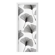 Naklejki na ścianę - Naklejka na drzwi HOMEPRINT Miłorząb japoński, liść 85x205 cm - miniaturka - grafika 1