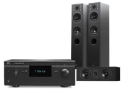 Kino domowe - NAD T758 V3i (czarny) + Diva 5 (czarny) + Diva 7 (czarny) - miniaturka - grafika 1