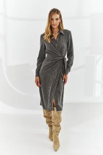 Sukienka Cono antracytowa - Sukienki - miniaturka - grafika 1