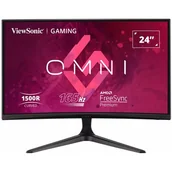 Monitory - ViewSonic VX2418C Czarny - miniaturka - grafika 1