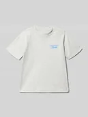 Koszulki dla chłopców - T-shirt o kroju regular fit z nadrukiem z napisem model ‘Bro’ - miniaturka - grafika 1