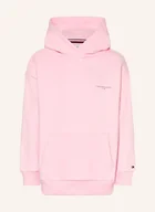 Bluzy dla dziewczynek - Tommy Hilfiger Bluza Z Kapturem rosa - TOMMY HILFIGER - miniaturka - grafika 1