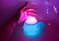 Projektory dla dzieci - LAMPKA NOCNA 3W1 DLA DZIECI PROJEKTOR GWIAZDY ŚWIETLACZEK - miniaturka - grafika 1