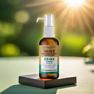 D3+K2 MK7 Forte – 250 dni - 250 dziennych porcji - Suplementy naturalne - miniaturka - grafika 1