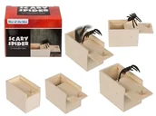 Dekoracje domu - Wyskakujący pająk w drewnianym pudełku - miniaturka - grafika 1