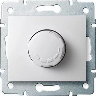 Kanlux Ściemniacz obrotowy 500W - z filtrem DOMO 01-1160-102 bi 24727 - Wyłączniki światła i elektryczne - miniaturka - grafika 1