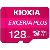 Karty pamięci - KIOXIA Exceria Plus microSDXC 128GB (LMPL1M128GG2) - miniaturka - grafika 1