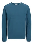 Swetry męskie - Jack & Jones Sweter w kolorze niebieskim - miniaturka - grafika 1