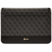 Plecaki - Guess Sleeve GUCS14PS4SGK 14" czarny/ black 4G Stripe Metal Logo - miniaturka - grafika 1