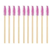 Pozostałe akcesoria do makijażu - LASH BROW ECO SPIRALKI BAMBUSOWE SZCZOTECZKI DO RZĘS I BRWI W KSZTAŁCIE SPIRALI 100 SZTUK - miniaturka - grafika 1