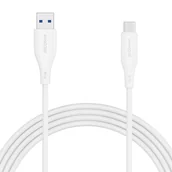 Kable - Kabel USB-A do USB-C Ricomm RLS004ACW 1.2m - miniaturka - grafika 1