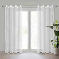 Firany - Firana Ela 140x250 cm na przelotkach - miniaturka - grafika 1