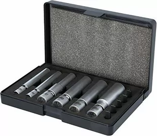 KS Tools 500.7325 1/4" + 3/8" Specjalny zestaw nasadek do świec żarowych i zapłonowych z przegubem, 11-szt - Narzędzia samochodowe - miniaturka - grafika 1