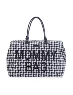 Childhome Torba Mommy Bag czarna-biała pepitka - Torby i organizery dla mam - miniaturka - grafika 1