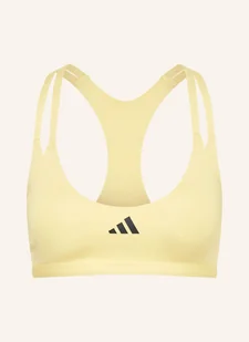 Adidas Biustonosz Sportowy Aeroimpact Luxe Training gelb - Biustonosze - miniaturka - grafika 1