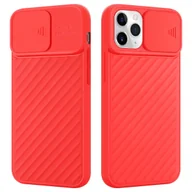 Etui i futerały do telefonów - Pokrowiec Do Apple iPhone 11 PRO Etui w Czerwony Mat Ochrona kamery TPU Obudowa Case Cover Cadorabo - miniaturka - grafika 1