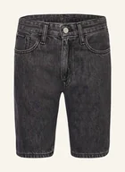 Spodenki damskie - Calvin Klein Szorty Jeansowe Regular Fit schwarz - miniaturka - grafika 1