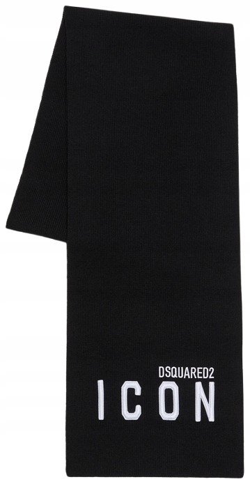 DSQUARED2 ORYGINALNY SZALIK UNISEX ICON WEŁNA