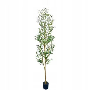SZTUCZNA Roślina DRZEWKO OLIWNE XXL W DONICZCE REALISTYCZNE 180cm DEKORACJA - Sztuczne kwiaty - miniaturka - grafika 1