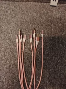OMEGA CANTIL FABRIC CABLE KABEL BRAIDED MICRO USB TO USB 2A 118 COPPER POLY 1M ROSE GOLD [44056] - Kable komputerowe i do monitorów - miniaturka - grafika 1