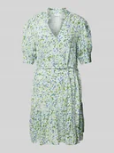 Sukienki - Sukienka o długości do kolan z wiązanym paskiem model ‘POVA’ - miniaturka - grafika 1