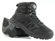 Buty zimowe męskie - Ciepłe buty męskie trekkingowe z AQUA SHELL - LEE COOPER 22-01-1402M, czarne - Lee Cooper - miniaturka - grafika 1